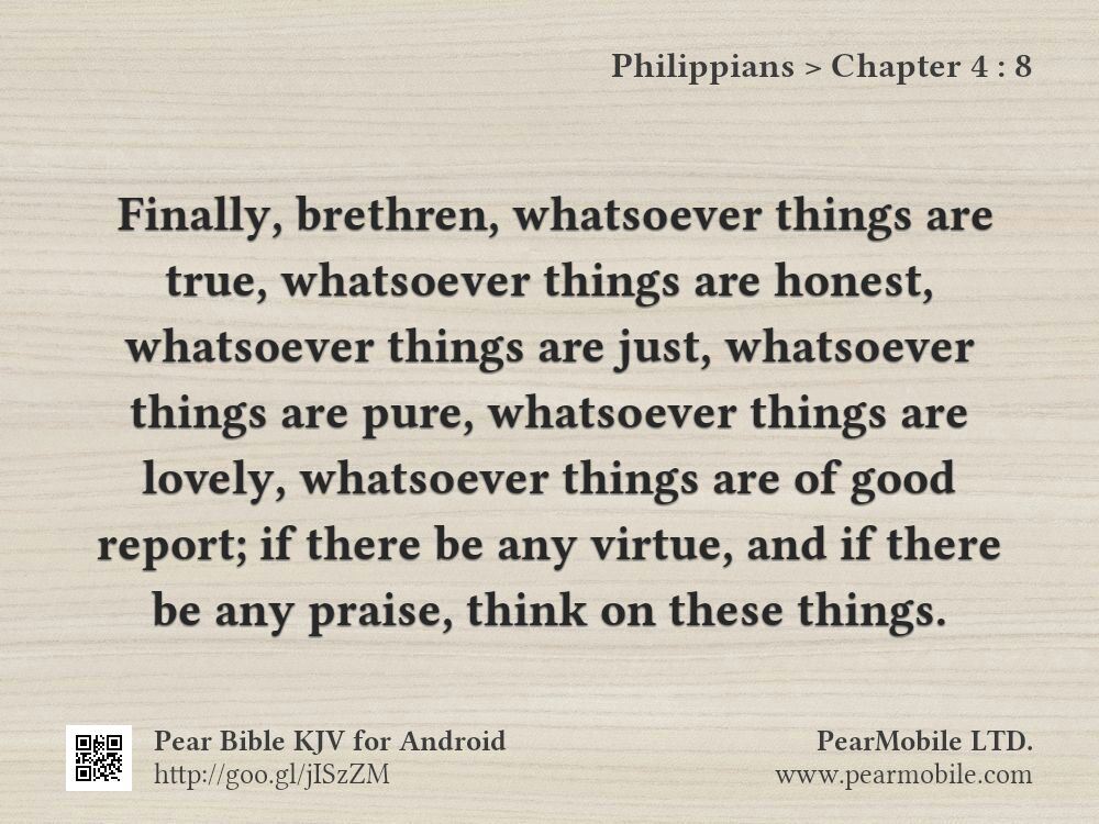 Philippians, Chapter 4:8